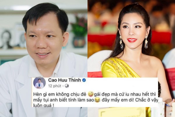 Hoa hậu Thu Hoài nhắn gửi bác sỹ Thịnh: “Muốn là đàn ông duyên dáng thì đừng soi mói vào quá trình s.inh đ.ẻ của phụ nữ”