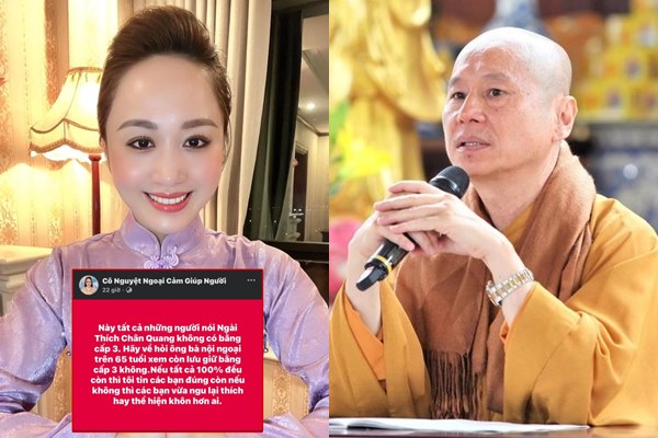 Cô Nguyệt ngoại cảm: “Về hỏi ông nội trên 65 tuổi của các bạn xem còn giữ bằng cấp 3 không mà đòi thầy Quang có bằng”