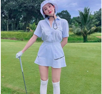 Học Hiền Hồ đi chơi golf, Á hậu Kim Chi dính ngay tin đồn c.ặp với Shark Bình: Mọi cuộc tình bắt nguồn từ sân golf